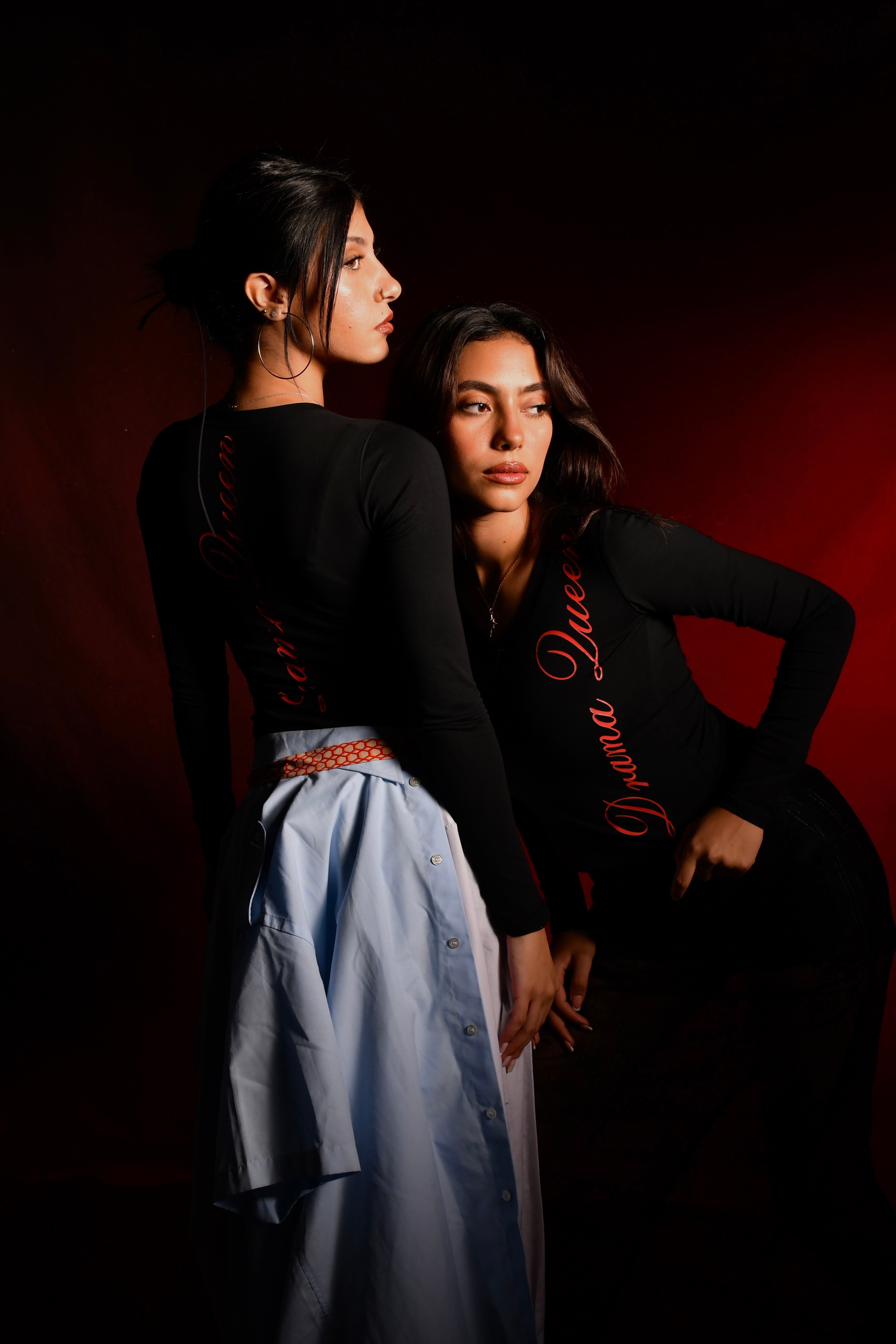 Noir Drama Queen Top