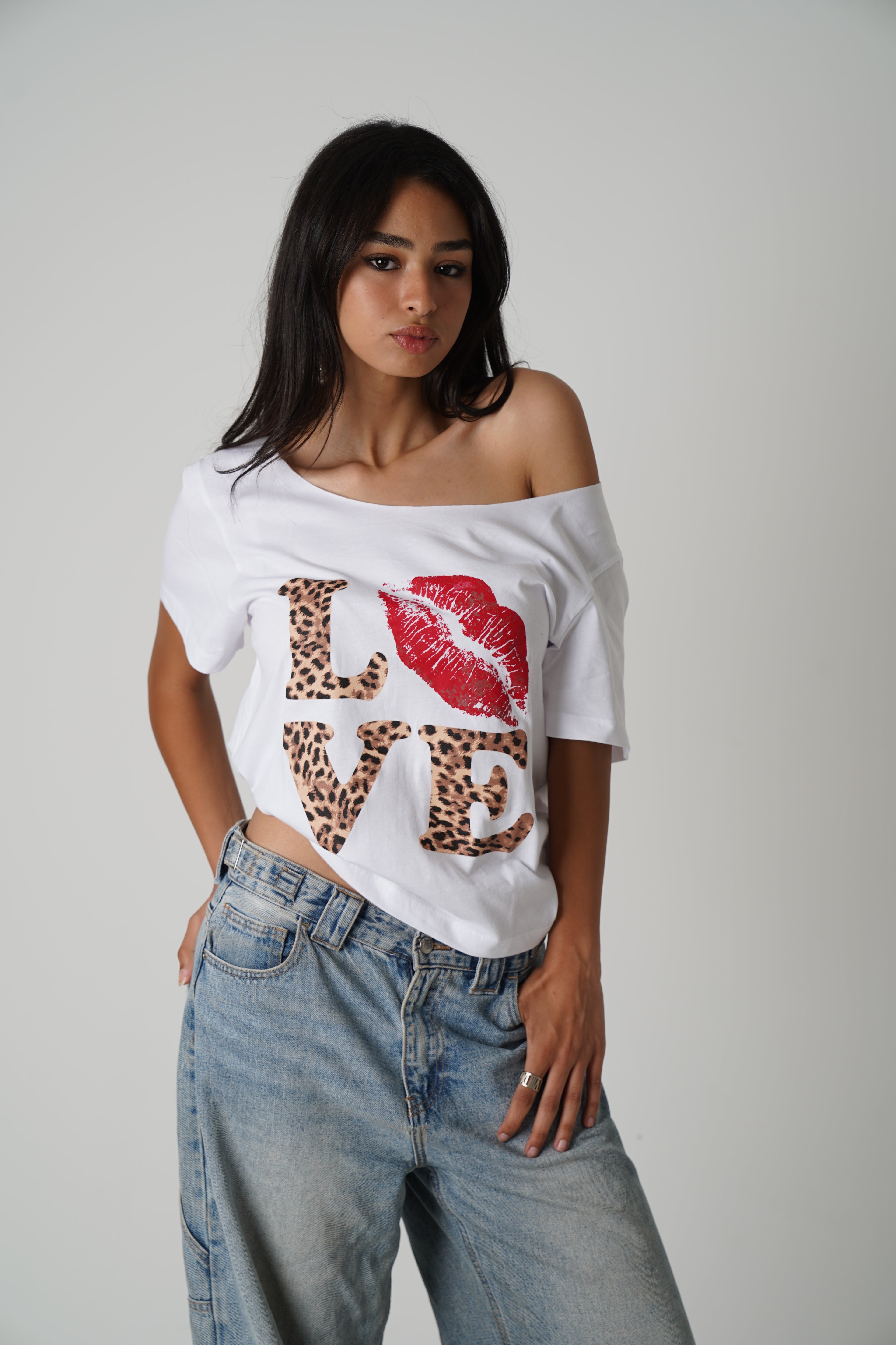 THE off shoulder tee