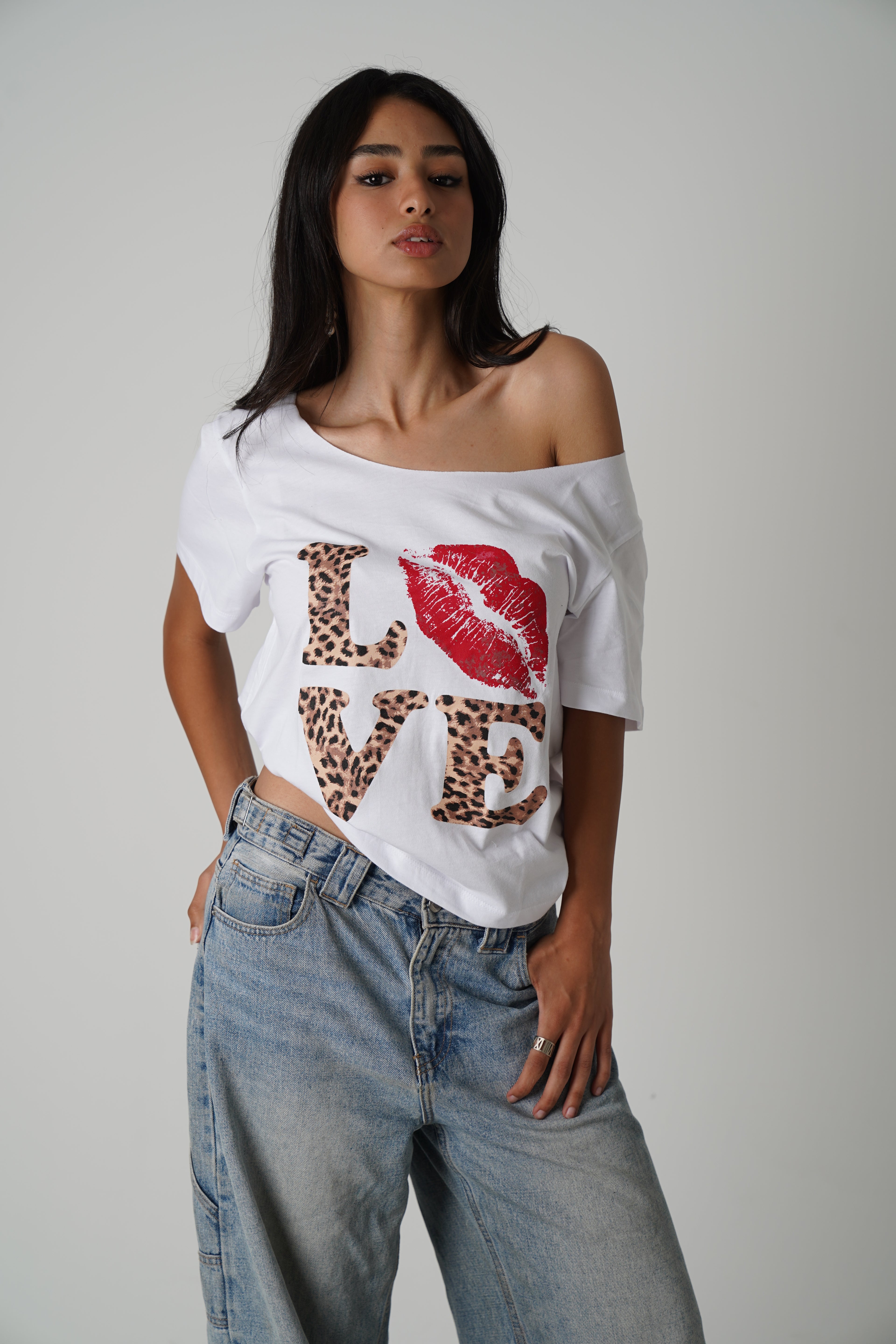 THE off shoulder tee