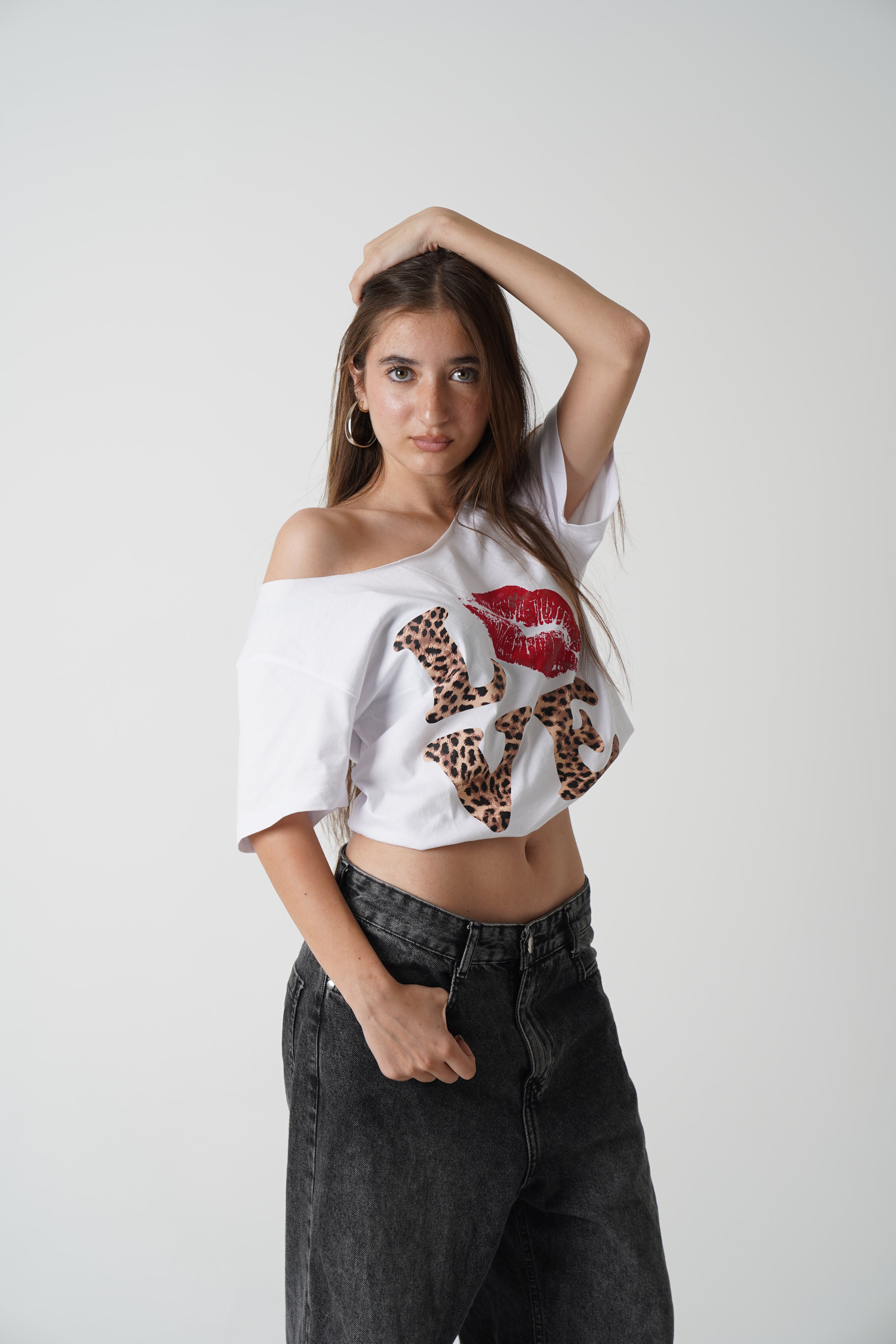 THE off shoulder tee